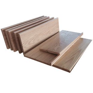 橡胶木桌面板实木板材定制桌面板实木隔板原木板材定制书架木隔板