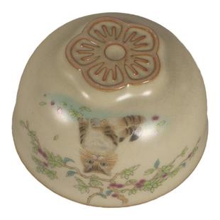 高颜值正品100ml米黄汝窑主人杯单杯仿古釉功夫茶具茶杯汝瓷喝茶