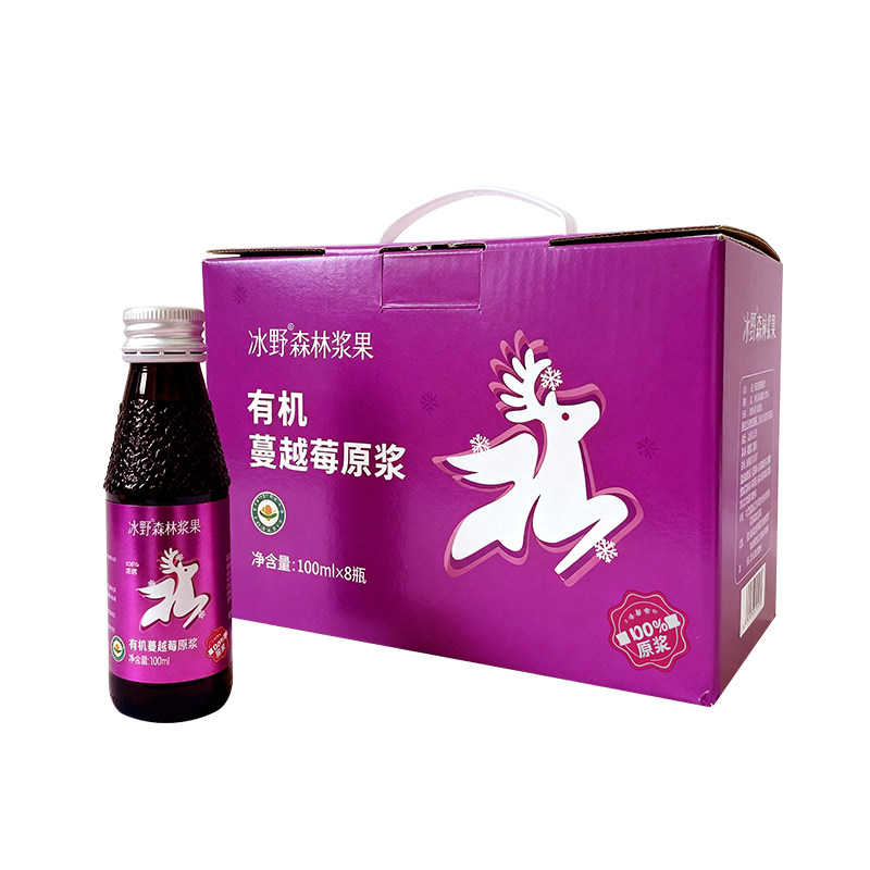 冰野有机蔓越莓原浆不加一滴水