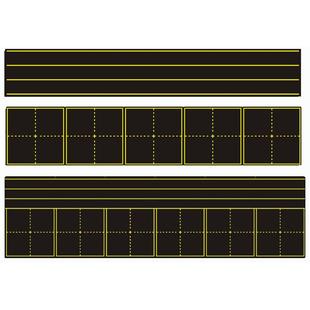 磁性田字格黑板贴英语拼音四线三格教学生字格磁力软磁铁磁条教具