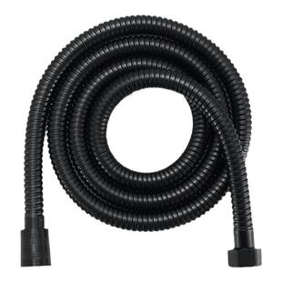 黑色304不锈钢花洒软管淋浴花酒增压防爆管子4分通用热水器出水管