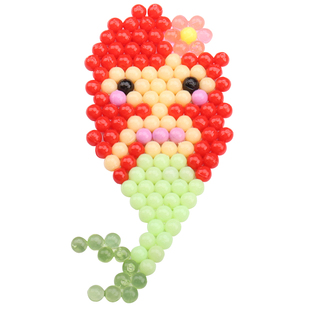 神奇魔法珠拼豆女孩儿童diy制作益智手工玩具粘贴水雾魔法珠贴画