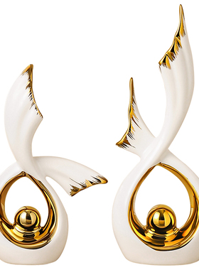 轻奢高级感展翅高飞客厅装饰摆件