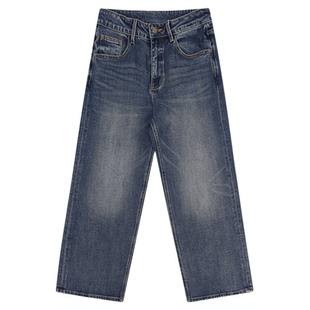 Asobio立体精裁水洗牛仔九分裤2025秋冬复古休闲牛仔裤长裤女228