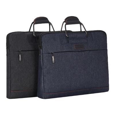 杰利男包高档商务帆布文件logo