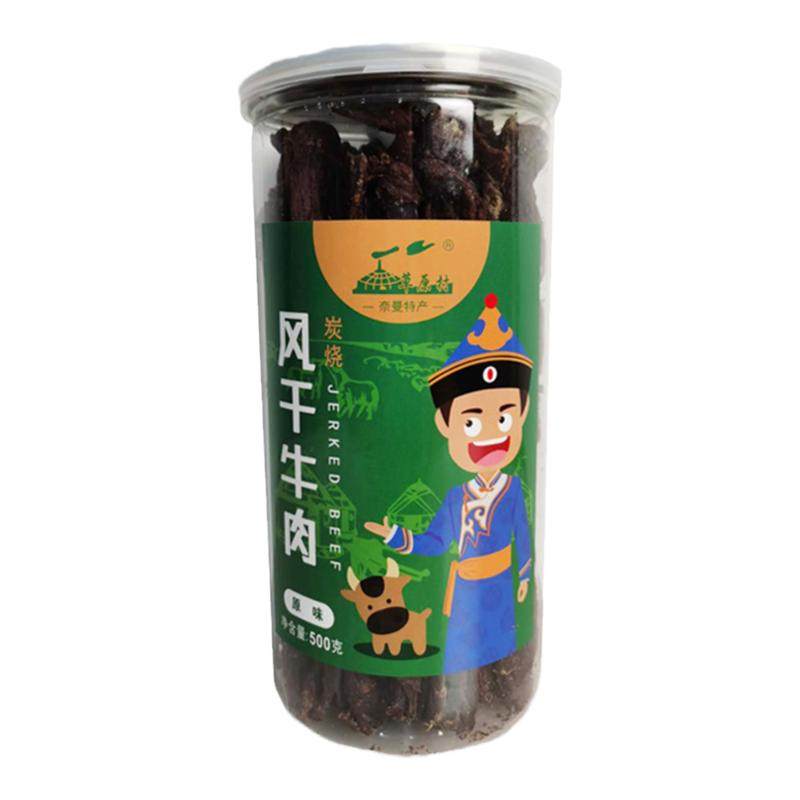 草原村超干牛肉干500g手撕风干