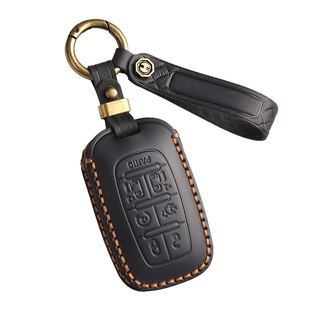 适用于克莱斯勒大捷龙钥匙套大捷龙PHEV进口汽车遥控高端真皮包扣