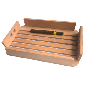 进口西班牙雪松木托盘醒茄醇化雪松木盒柜子层架乐扣盒雪茄保湿盒