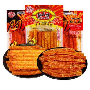 翻天娃辣条薯条味素蹄筋小面筋大刀肉网红麻辣零食儿时怀旧小吃