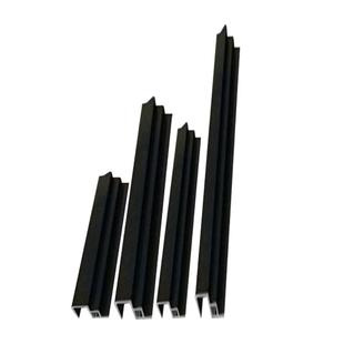 鱼缸滑道包边条塑料双层滑轨推拉盖板5毫米U型边条防磕碰直角护角