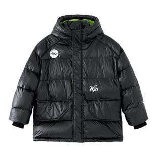 男童冬装羽绒服2025新款儿童装冬季加厚保暖外套大童冬装痞帅炸街