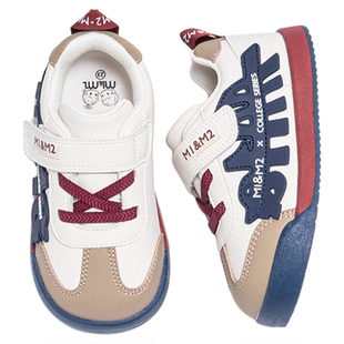 m1m2西班牙童鞋儿童板鞋新款女童德训鞋中小童红色潮流休闲鞋时尚