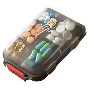 药盒便携药品分装小盒子一日三餐迷你装药随身药片药物药丸保健品