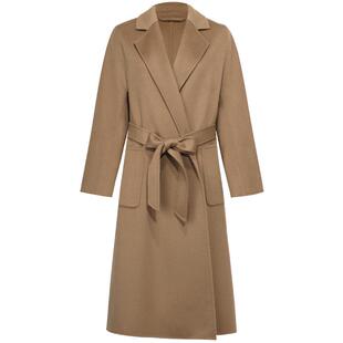 直降|歌莉娅冬季高级感浴袍式轻奢羊绒大衣长款外套女款