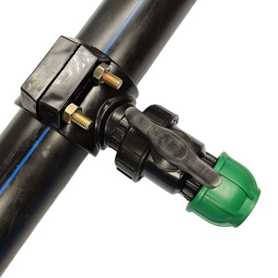 pe分水鞍座接口三通套装灌溉