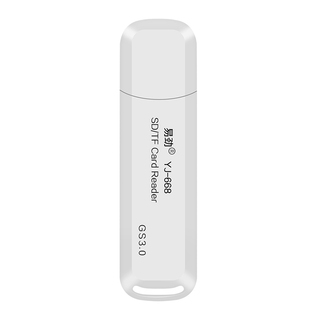 易劲YJ-668高速USB3.0相机TF单反SDXC内存卡micro SD二合一读卡器
