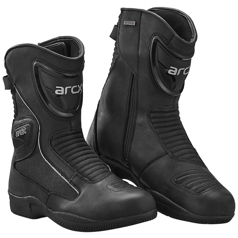 雅酷士/ARCX摩托车骑行靴情侣赛车鞋公路靴防摔防水机车靴子男女