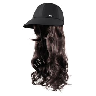 蕉下防晒假发帽子一体可拆假发片直发大波浪卷发全头套女款鸭舌帽