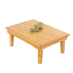 楠竹折叠炕桌榻榻米桌子飘窗饭桌正方形实木质方桌小茶几矮桌炕几