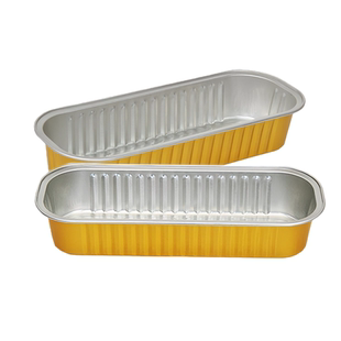 长方形锡纸盒空气炸锅家用烧烤箱专用纸加厚铝箔盒烤盘红薯蛋挞