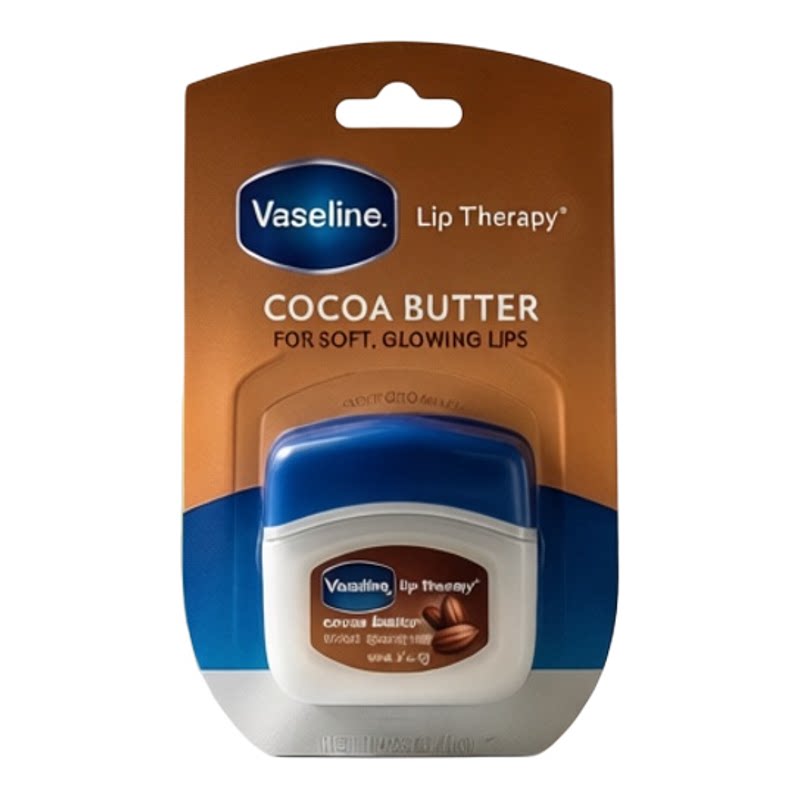 Vaseline可可护唇霜7g长效夜间修护保湿温和凡士林蜂蜜润唇膏秋冬