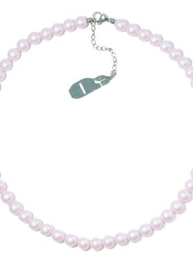 GetEmON原创高级感轻奢小众情侣叠戴珍珠嘻哈锁骨男女美式项链