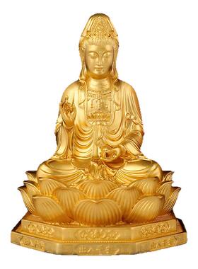 车载香水双面观音佛像保平安摆件