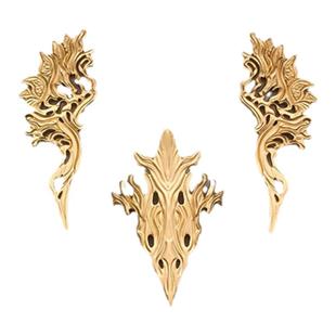 古风汉服树脂配件西游记巩俐白骨精同款发饰COS仿妆头饰女生头冠