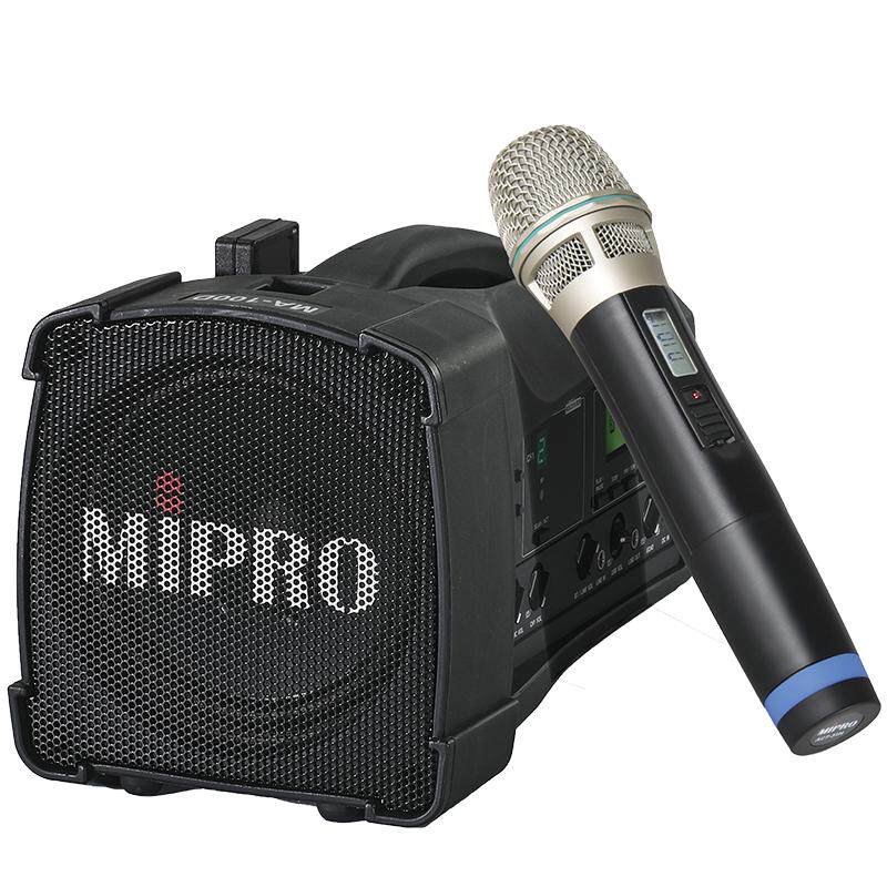 咪宝mipro户外扩音器蓝牙音箱MA100SBII无线便携音响话筒一体机