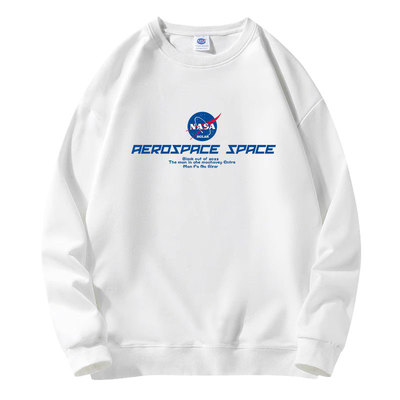 春秋款NASASOLAR卫衣美式圆领