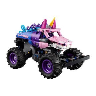 乐高官方旗舰店42220机械组疯狂大脚怪回力车积木儿童玩具礼物