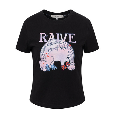 RAIVE甜辣短袖圆领韩系T恤