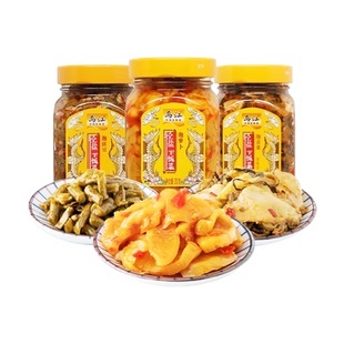 乌江官方300g瓶装下饭菜泡青菜泡萝卜泡豇豆咸菜开味下饭