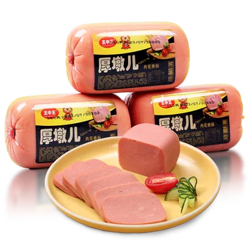 王中王清真牛筋肠即食牛肉肠180*6支