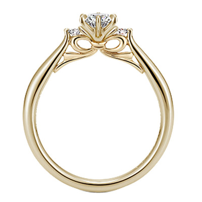 925纯银蝴蝶结求婚女定做仿真