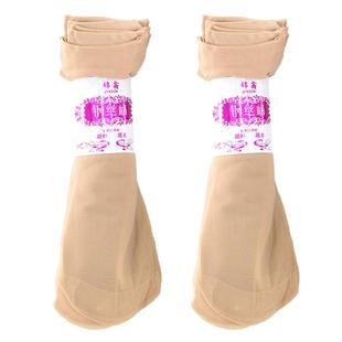 钢丝女士丝袜短款水晶丝超薄防勾丝袜女夏季防滑袜子耐磨肉色短袜