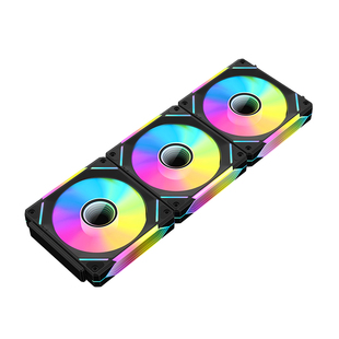 尼克酷尔战隼F12积木拼接5V3针ARGB机箱风扇12CM静音PWM无限镜灯