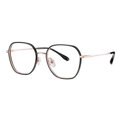 暴龙眼镜框女冷茶色超轻休闲