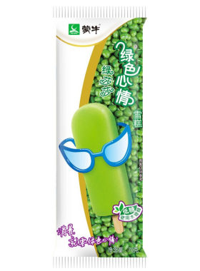 蒙牛绿色心情绿莎莎口味雪糕