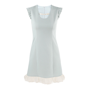 气质连衣裙女春季2025新款法式收腰高级感小个子小众设计短款裙子