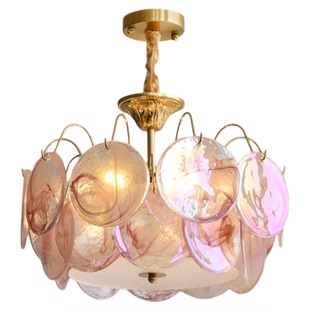 飞朵 法式奶油风卧室吊灯轻奢高级感客厅穆拉诺卧室书房吸顶灯具