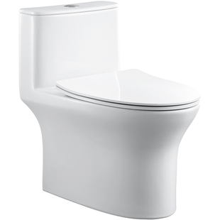 HEGII恒洁家用小户型虹吸式陶瓷马桶抗菌节水坐便器517