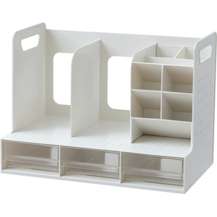 多功能抽屉书立书架桌面笔筒高中学生书本文具收纳分隔挡板立书架