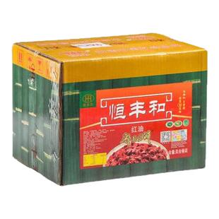 恒丰和郫县豆瓣酱红油正宗四川特产箱装商用20斤川菜调味料酱料