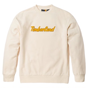 Timberland添柏岚运动户外男款加绒保暖宽松圆领长袖卫衣A6HV5