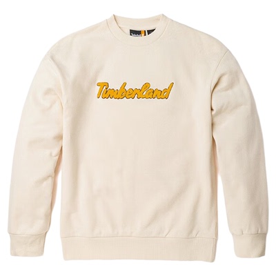 Timberland添柏岚运动户外男款加绒保暖宽松圆领长袖卫衣A6HV5