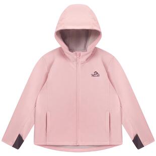 伯希和儿童软壳衣男女童暖皮衣摇粒绒内里户外运动上衣防风外套