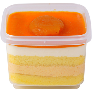 上鲜魔法盒子蛋糕柿子慕斯厚乳米布丁冰淇淋爆浆麻薯零食糕点早餐