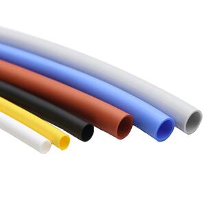 硅胶热缩管耐腐蚀耐高温200℃硅橡胶热收缩管柔软加厚壁绝缘套管