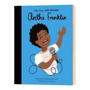 英文原版 精装 Aretha Franklin 小人物大梦想 艾瑞莎·富兰克林 英文版 进口英语原版书籍儿童全英语书